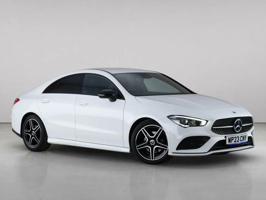 Mercedes-Benz CLA Class 1.3 Cla180 Amg Line Executive Coupe 7G-dct Euro White