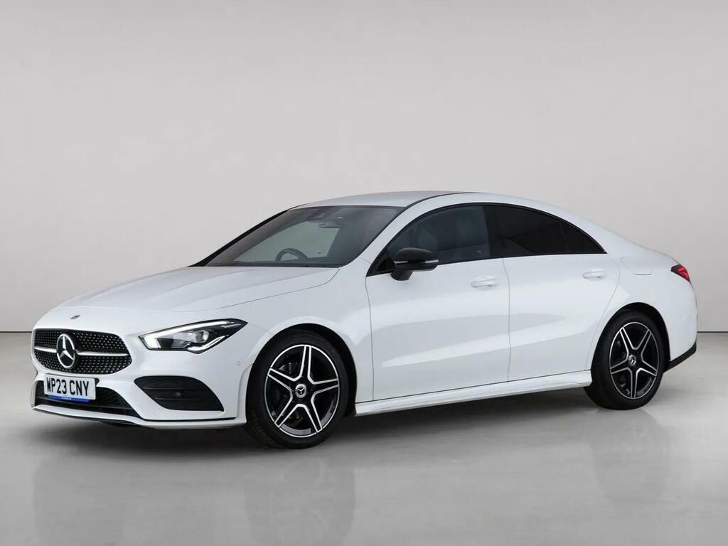 Mercedes-Benz CLA Class 1.3 Cla180 Amg Line Executive Coupe 7G-dct Euro WP23CNY White #2