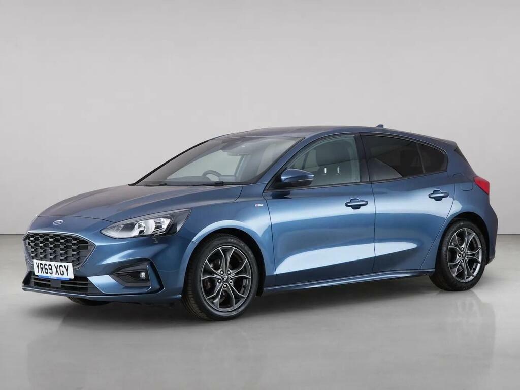 Ford Focus 1.0T Ecoboost St-line Euro 6 Ss YR69XGY Blue #2
