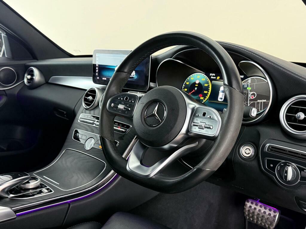 Mercedes-Benz C Class 2.0 C220d Amg Line Night Edition Premium G-troni KU21OYD Silver #3
