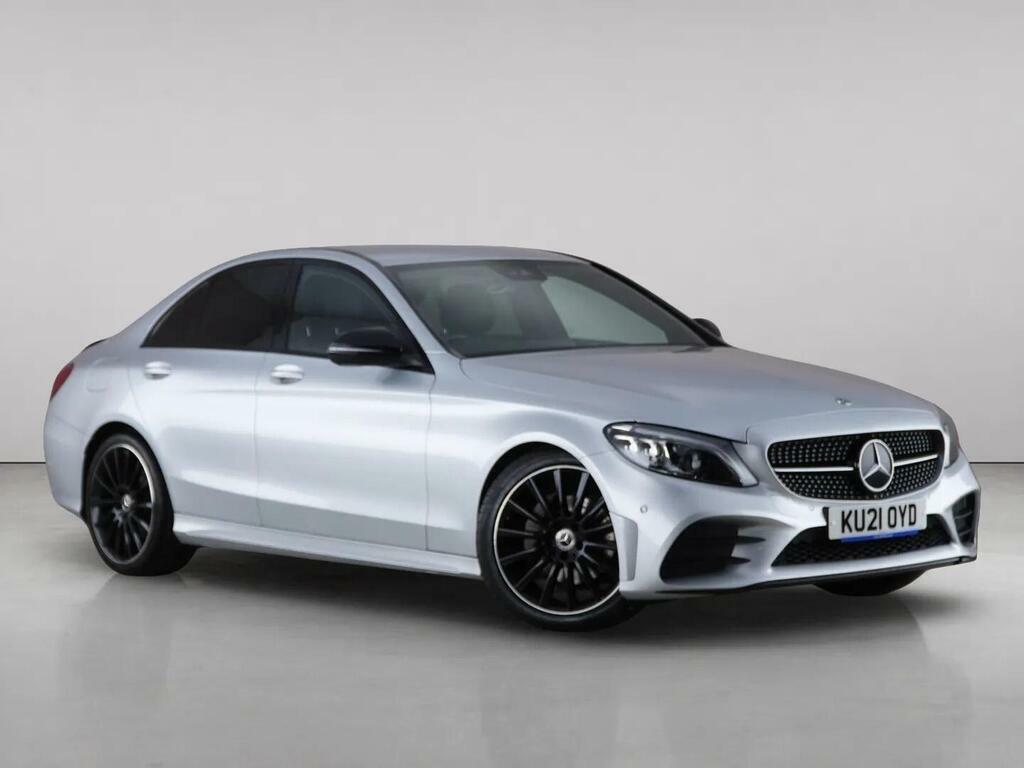 Mercedes-Benz C Class 2.0 C220d Amg Line Night Edition Premium G-troni Silver