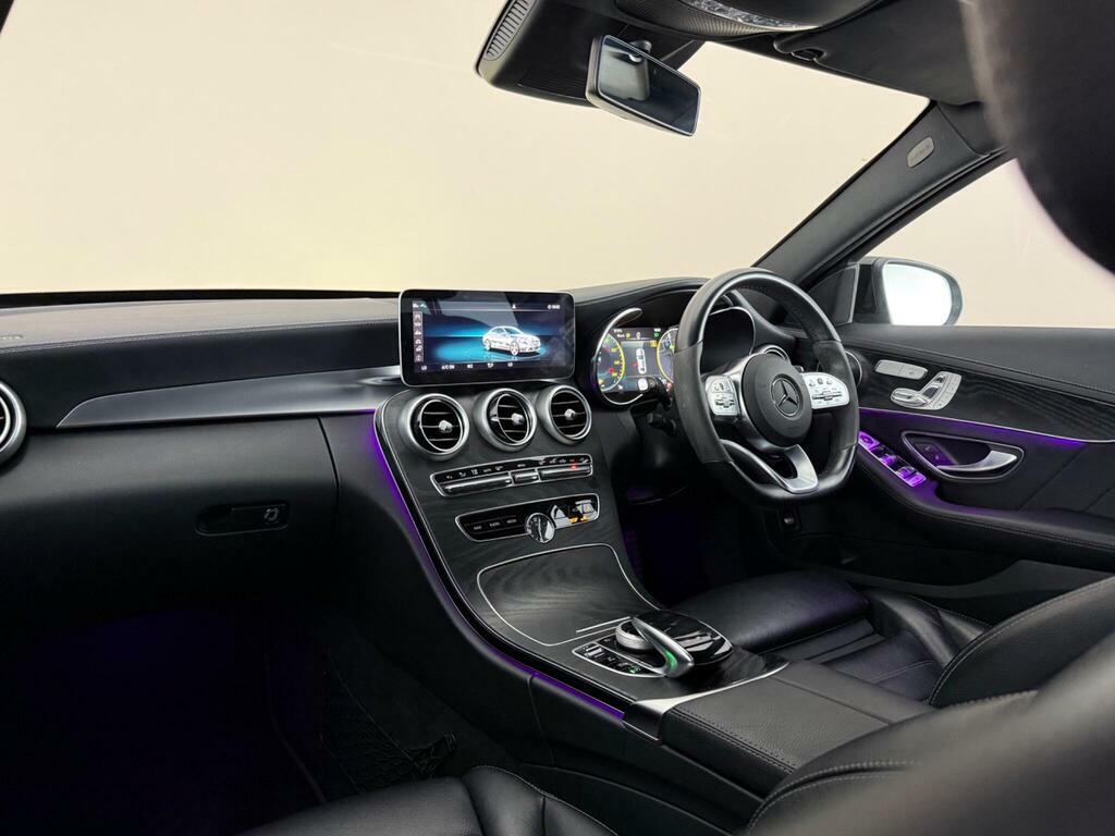 Mercedes-Benz C Class 2.0 C220d Amg Line Night Edition Premium G-troni KU21OYD Silver #4
