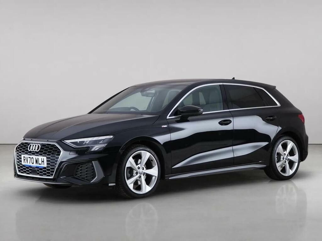Audi A3 1.5 Tfsi 35 S Line Sportback Euro 6 Ss RV70WLH Black #2