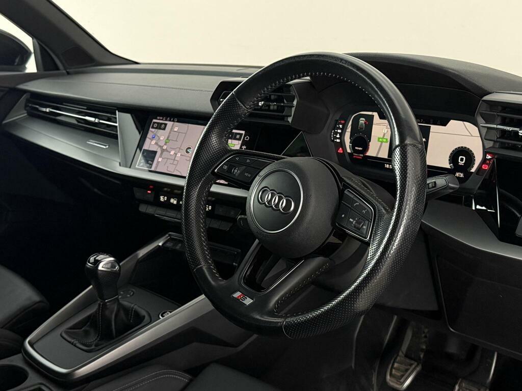 Audi A3 1.5 Tfsi 35 S Line Sportback Euro 6 Ss RV70WLH Black #3
