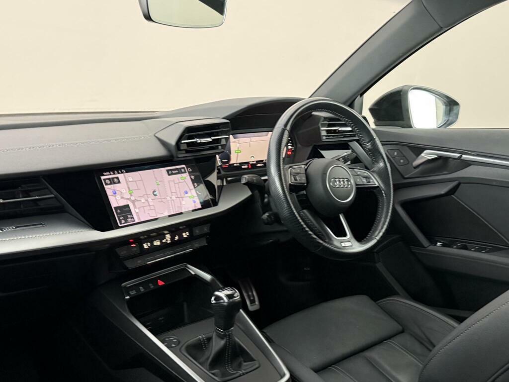 Audi A3 1.5 Tfsi 35 S Line Sportback Euro 6 Ss RV70WLH Black #4