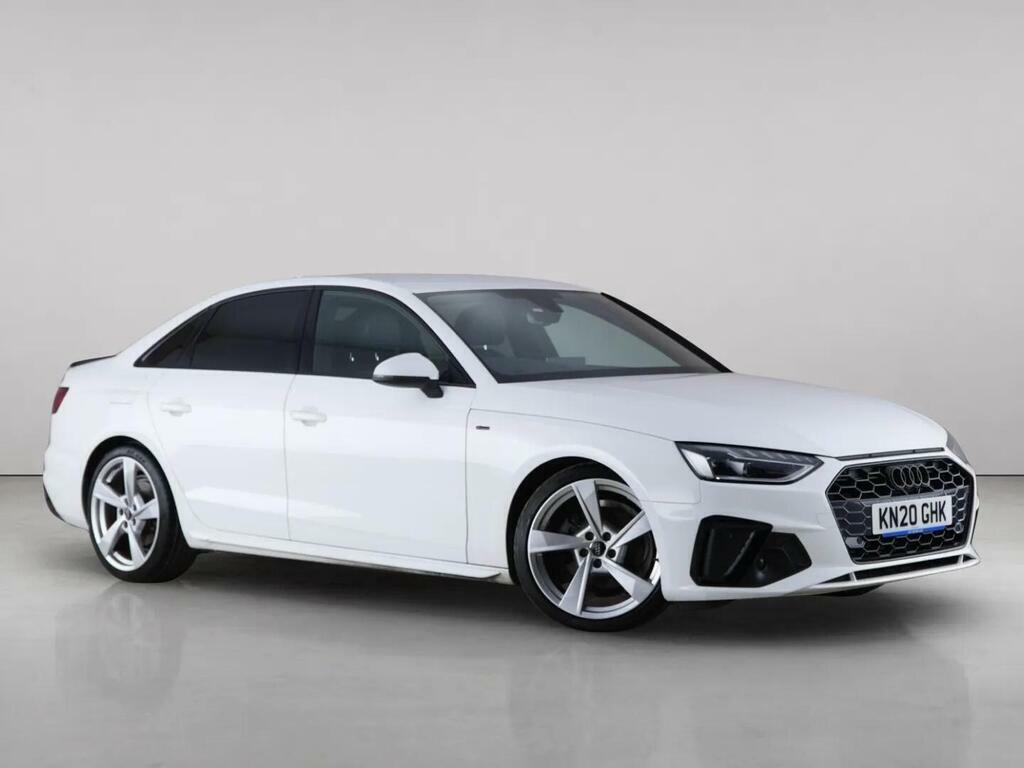 Audi A4 2.0 Tfsi 40 S Line S Tronic Euro 6 Ss White