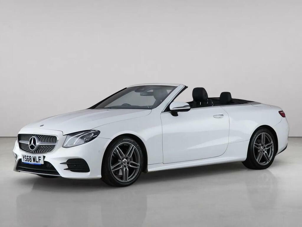 Mercedes-Benz E Class 2.0 E220d Amg Line Premium Cabriolet G-tronic E YS68WLF White #5