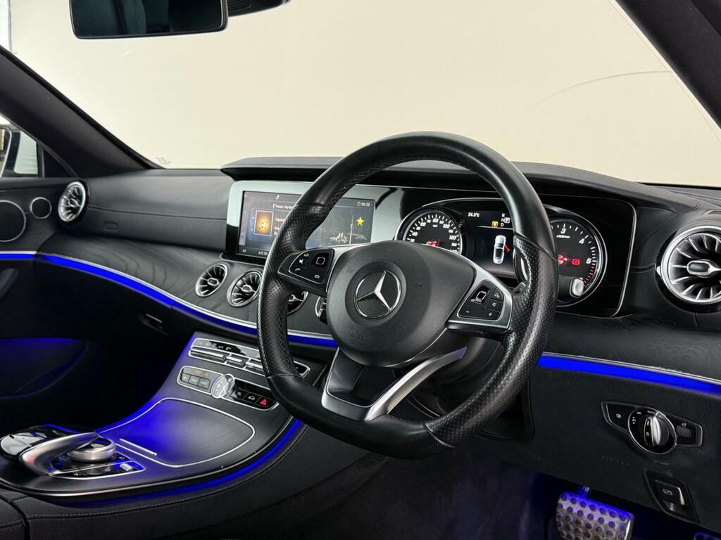 Mercedes-Benz E Class 2.0 E220d Amg Line Premium Cabriolet G-tronic E YS68WLF White #3