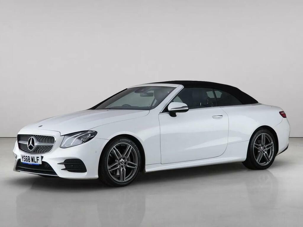 Mercedes-Benz E Class 2.0 E220d Amg Line Premium Cabriolet G-tronic E YS68WLF White #2