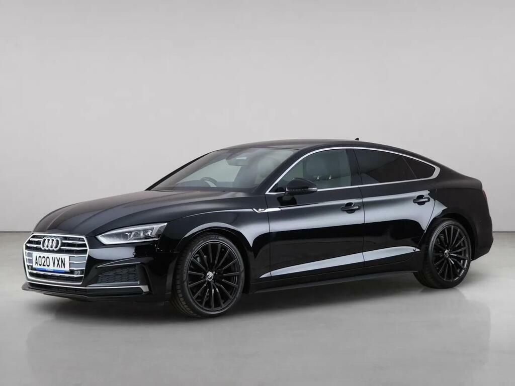 Audi A5 2.0 Tfsi 40 S Line Sportback S Tronic Euro 6 Ss AO20VXN Black #2