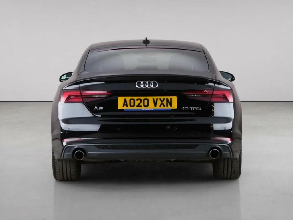 Audi A5 2.0 Tfsi 40 S Line Sportback S Tronic Euro 6 Ss AO20VXN Black #6