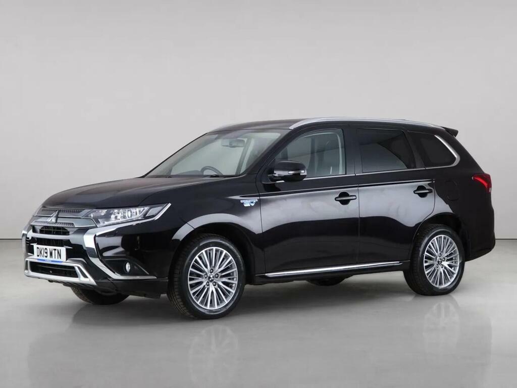 Mitsubishi Outlander 2.4H Twinmotor 13.8Kwh Juro Cvt 4Wd Euro 6 Ss 5 DK19WTN Black #2