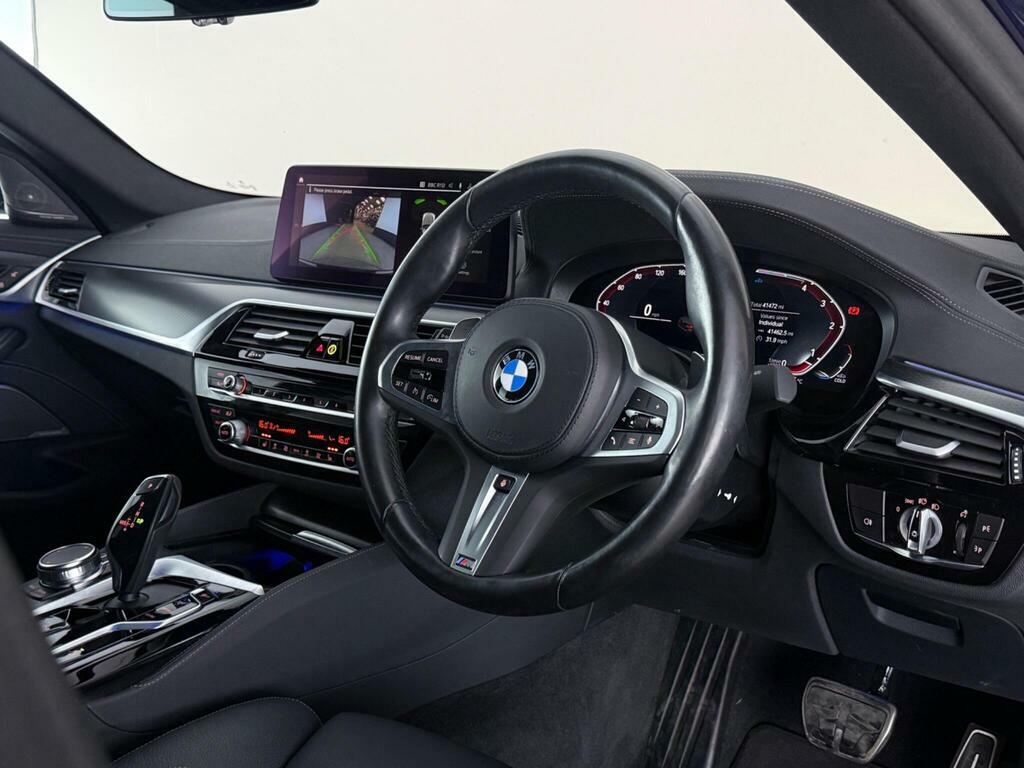 BMW 5 Series 2.0 520D Mht M Sport Steptronic Xdrive Euro 6 Ss YH22CME Blue #3