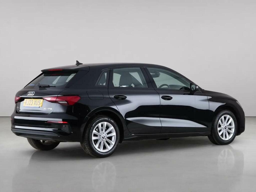 Audi A3 1.0 Tfsi 30 Technik Sportback S Tronic Euro 6 Ss RJ23XUS Black #6