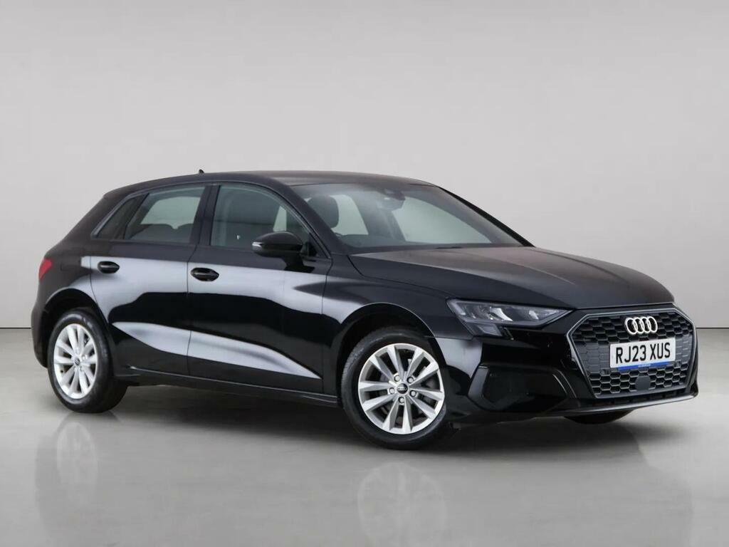 Audi A3 1.0 Tfsi 30 Technik Sportback S Tronic Euro 6 Ss RJ23XUS Black