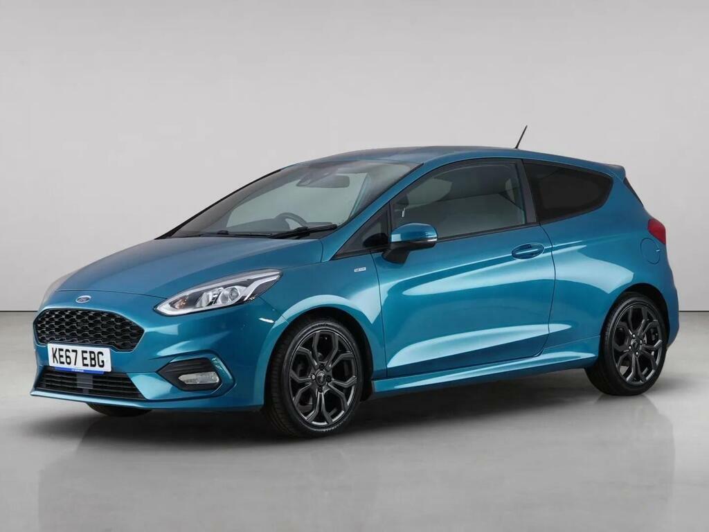 Ford Fiesta 1.0T Ecoboost St-line Euro 6 Ss KE67EBG Blue #2