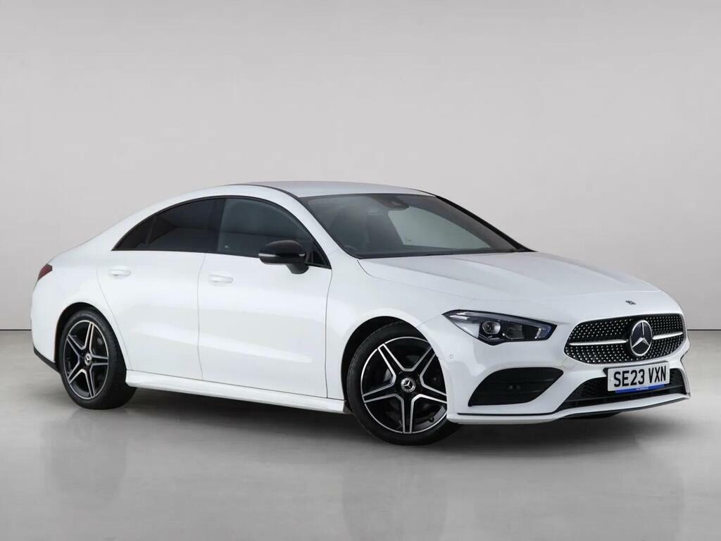 Mercedes-Benz CLA Class 1.3 Cla180 Amg Line Executive Coupe 7G-dct Euro White