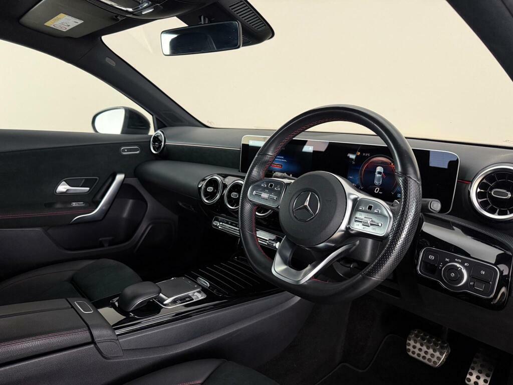 Mercedes-Benz A Class 1.5 A180d Amg Line Executive 7G-dct Euro 6 Ss PO19MWA Black #3