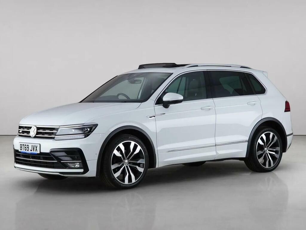 Volkswagen Tiguan 2.0 Tdi R-line Tech Dsg 4Motion Euro 6 Ss BT69JVX White #2