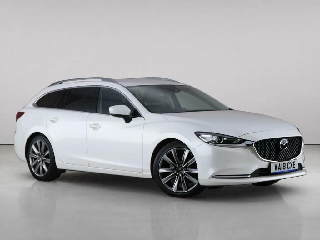 Mazda 6 2.2 Skyactiv-d Sport Nav Tourer Euro 6 Ss White