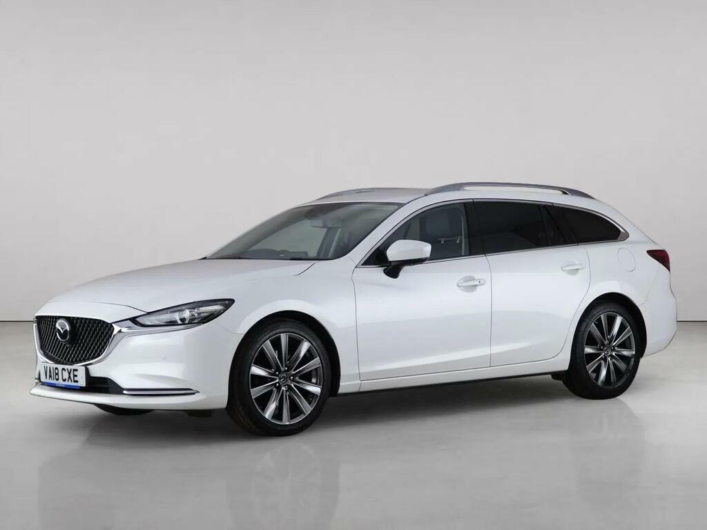 Mazda 6 2.2 Skyactiv-d Sport Nav Tourer Euro 6 Ss White #2