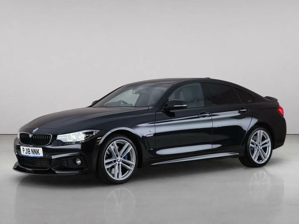 BMW 4 Series Gran Coupe 3.0 435D M Sport Xdrive Euro 6 Ss PJ18NNK Black #2