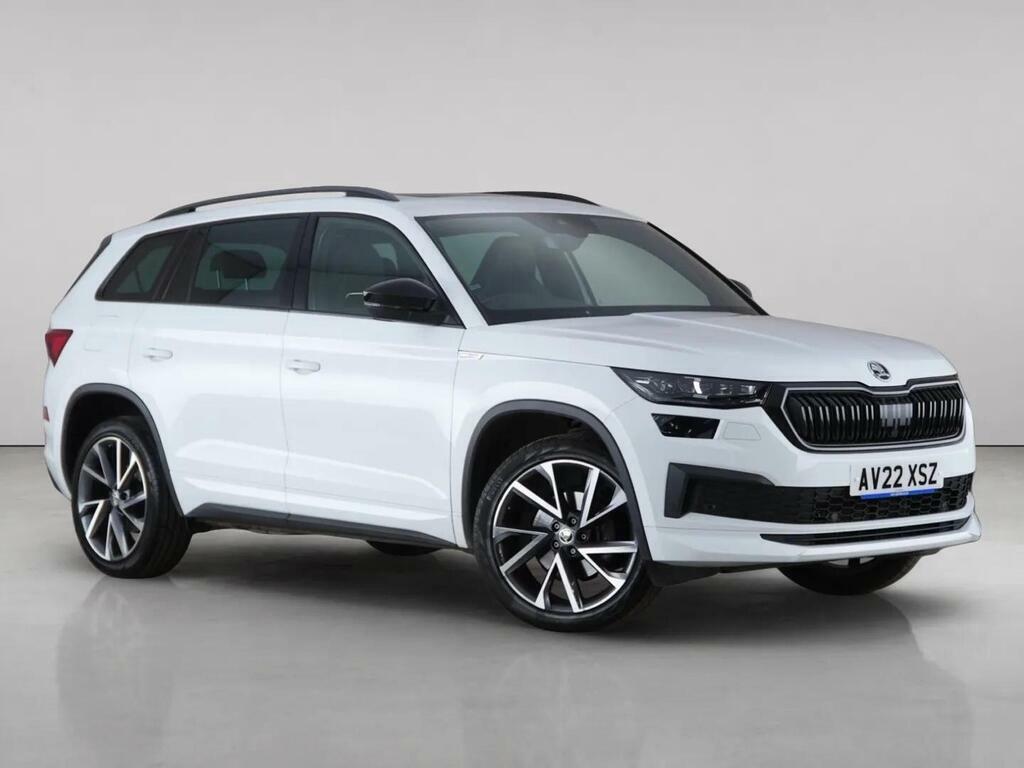 Skoda Kodiaq 1.5 Tsi Act Sportline Dsg Euro 6 Ss 7 Seat White