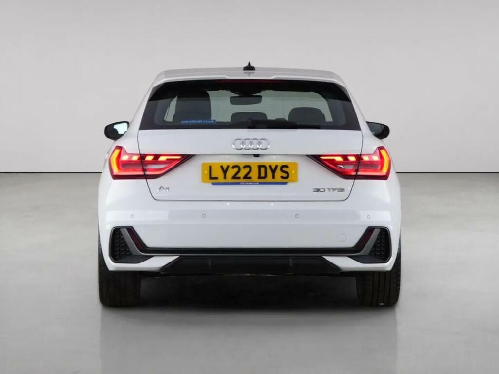 Audi A1 1.0 Tfsi 30 S Line Sportback S Tronic Euro 6 Ss LY22DYS White #6