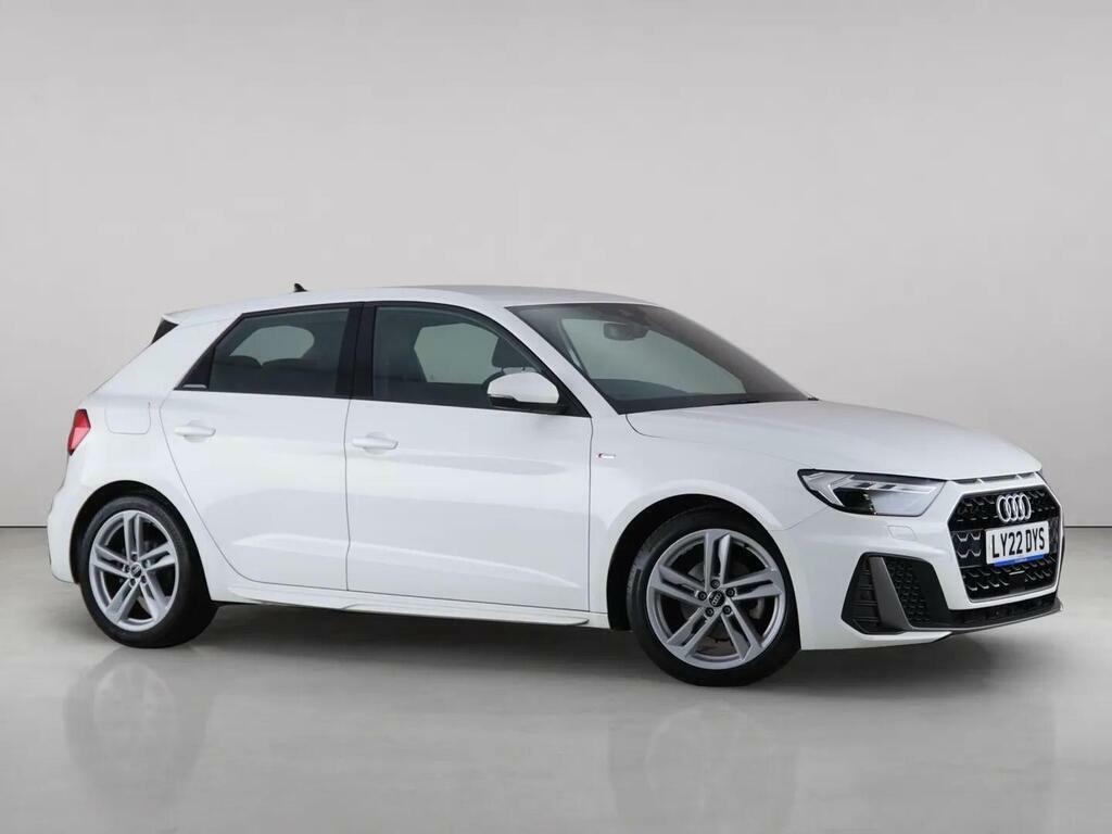 Audi A1 1.0 Tfsi 30 S Line Sportback S Tronic Euro 6 Ss LY22DYS White