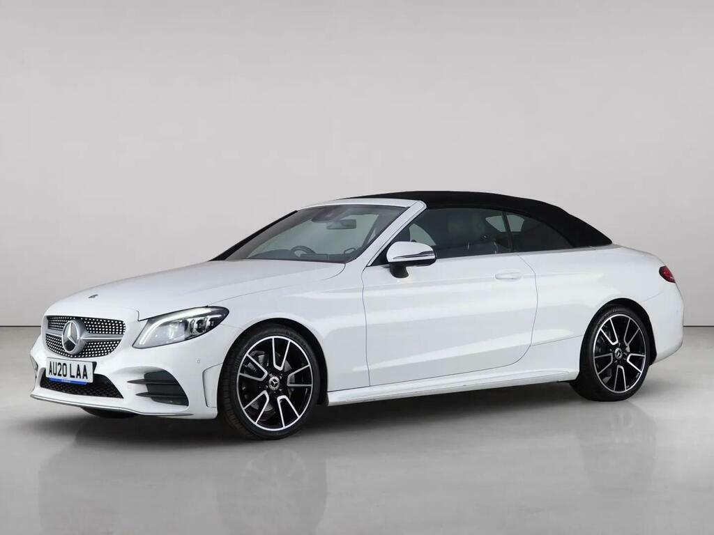 Mercedes-Benz C Class 1.5 C200 Mhev Amg Line Premium Cabriolet G-troni AU20LAA White #2