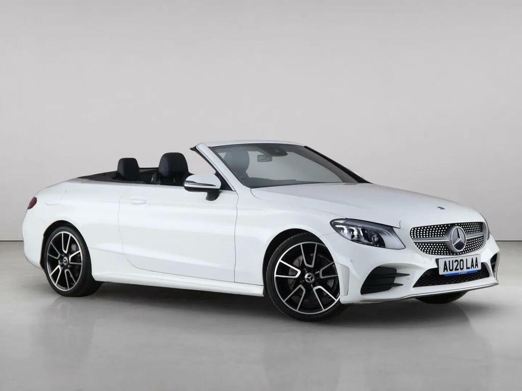 Mercedes-Benz C Class 1.5 C200 Mhev Amg Line Premium Cabriolet G-troni White