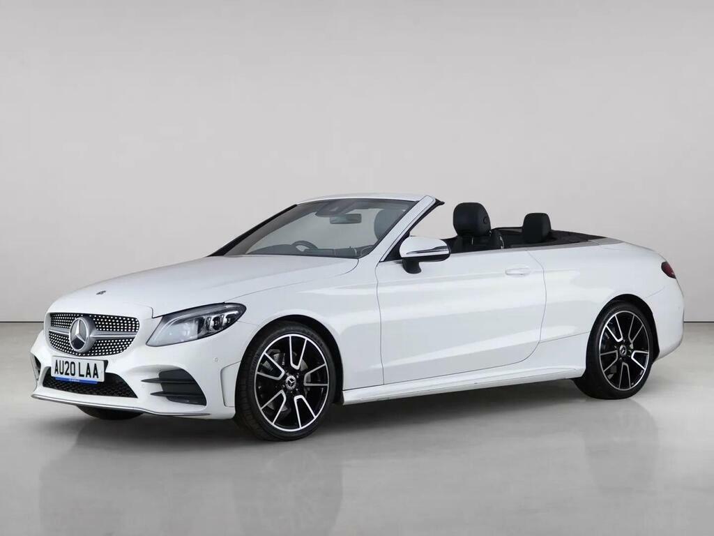 Mercedes-Benz C Class 1.5 C200 Mhev Amg Line Premium Cabriolet G-troni AU20LAA White #5