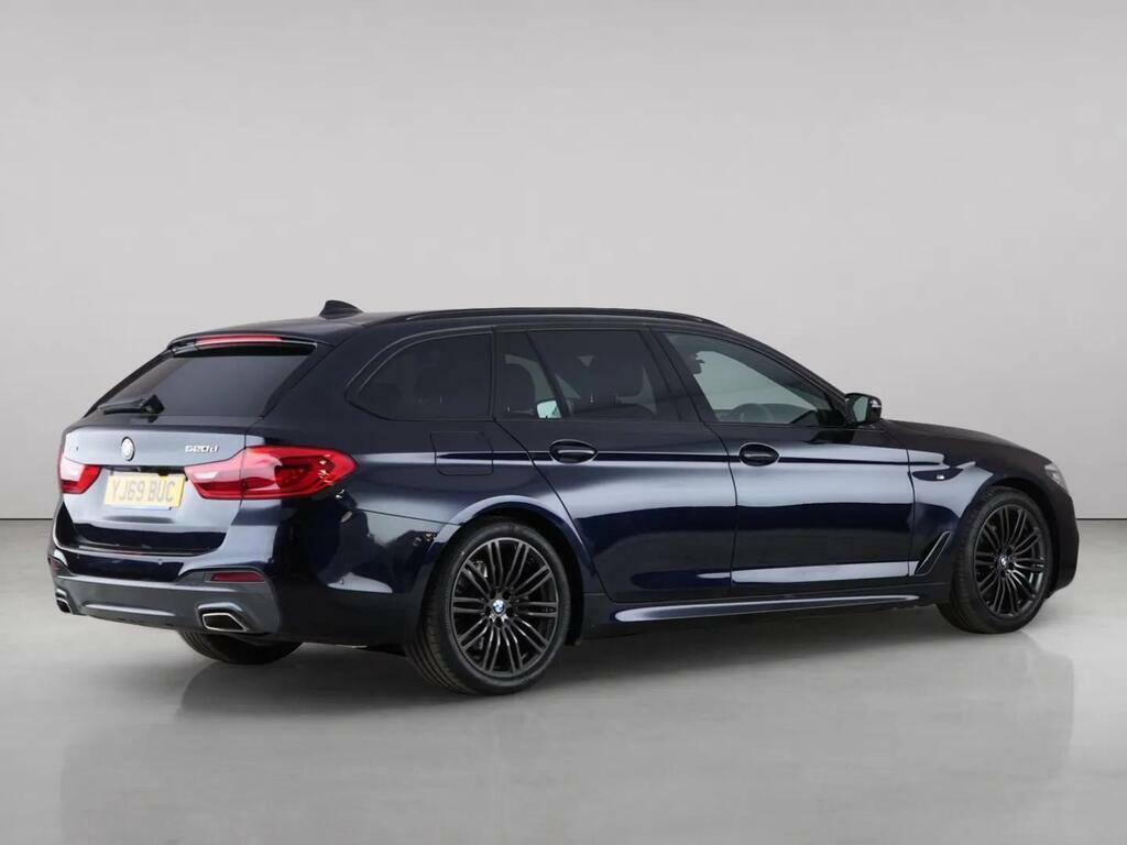 BMW 5 Series 2.0 520D M Sport Touring Xdrive Euro 6 Ss YJ69BUC Black #6