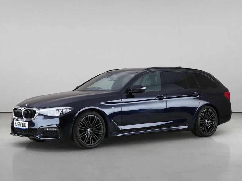 BMW 5 Series 2.0 520D M Sport Touring Xdrive Euro 6 Ss YJ69BUC Black #2