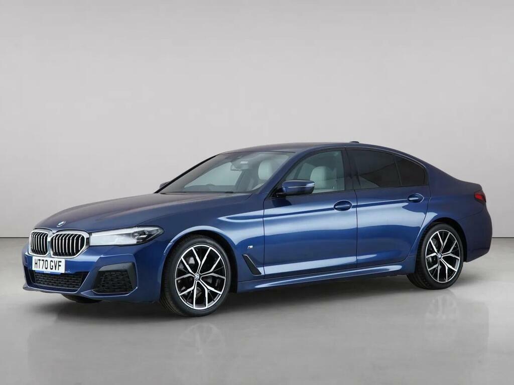 BMW 5 Series 2.0 520D Mht M Sport Steptronic Euro 6 Ss HT70GVF Blue #2