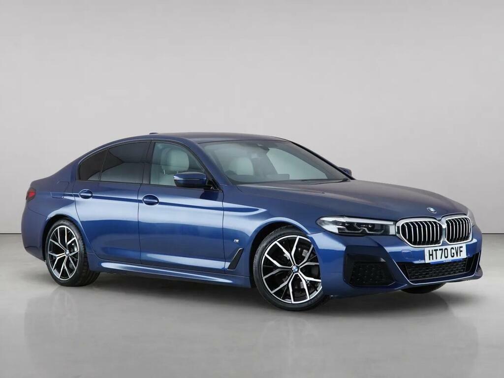 BMW 5 Series 2.0 520D Mht M Sport Steptronic Euro 6 Ss Blue