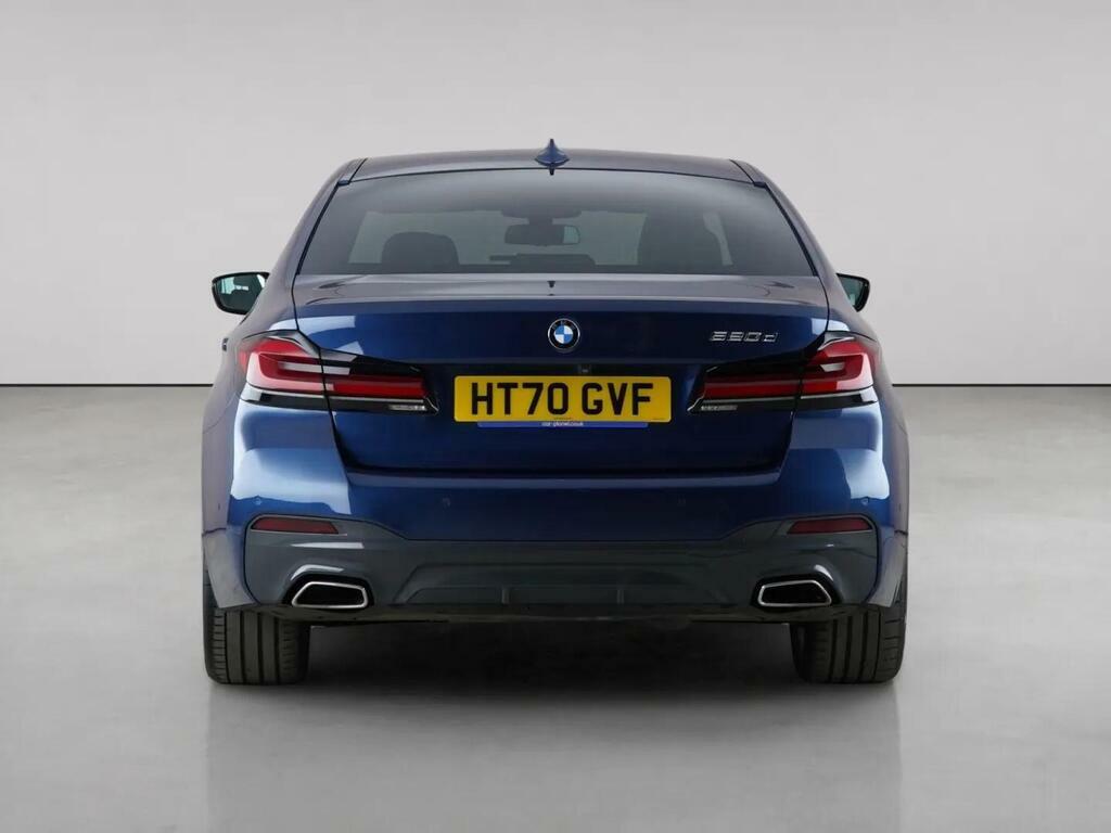 BMW 5 Series 2.0 520D Mht M Sport Steptronic Euro 6 Ss HT70GVF Blue #6
