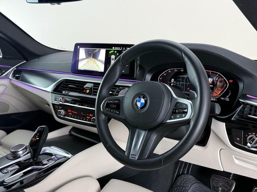 BMW 5 Series 2.0 520D Mht M Sport Steptronic Euro 6 Ss HT70GVF Blue #3