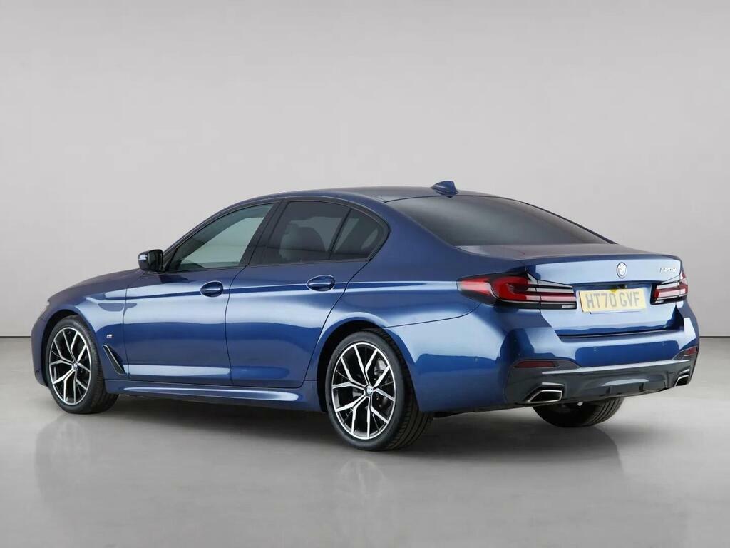 BMW 5 Series 2.0 520D Mht M Sport Steptronic Euro 6 Ss HT70GVF Blue #5