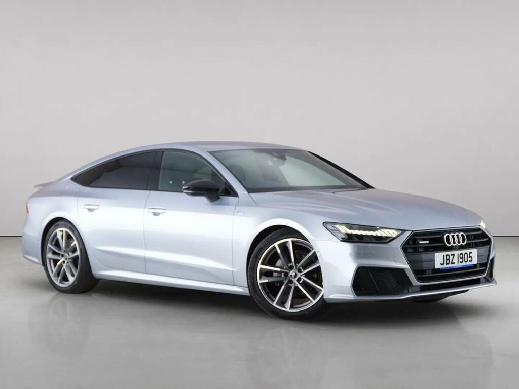Audi A7 2.0 Tdi 40 Black Edition Sportback S Tronic Quattr Silver