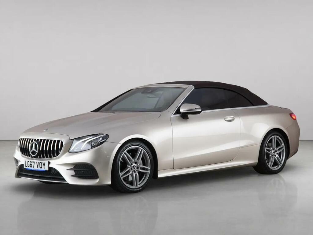 Mercedes-Benz E Class 2.0 E220d Amg Line Cabriolet G-tronic Euro 6 Ss LG67VOY Silver #2