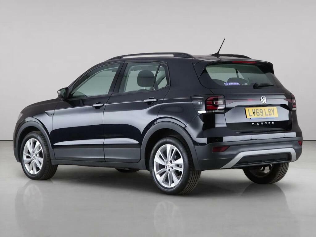 Volkswagen T-Cross 1.0 Tsi Se Dsg Euro 6 Ss LV69LDY Black #6