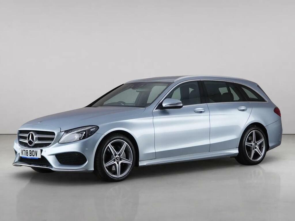 Mercedes-Benz C Class 2.1 C220d Amg Line G-tronic Euro 6 Ss KT18BOV Silver #2