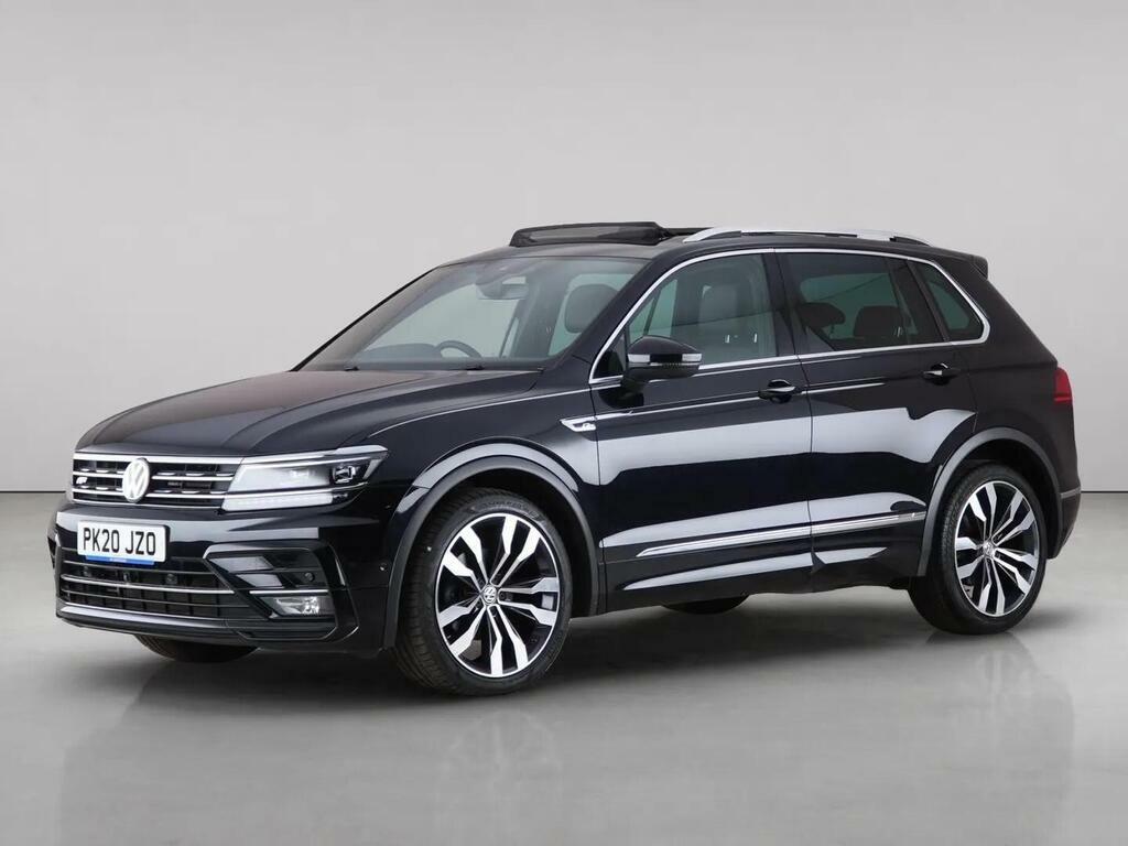 Volkswagen Tiguan 2.0 Tdi R-line Tech Dsg Euro 6 Ss PK20JZO Black #2