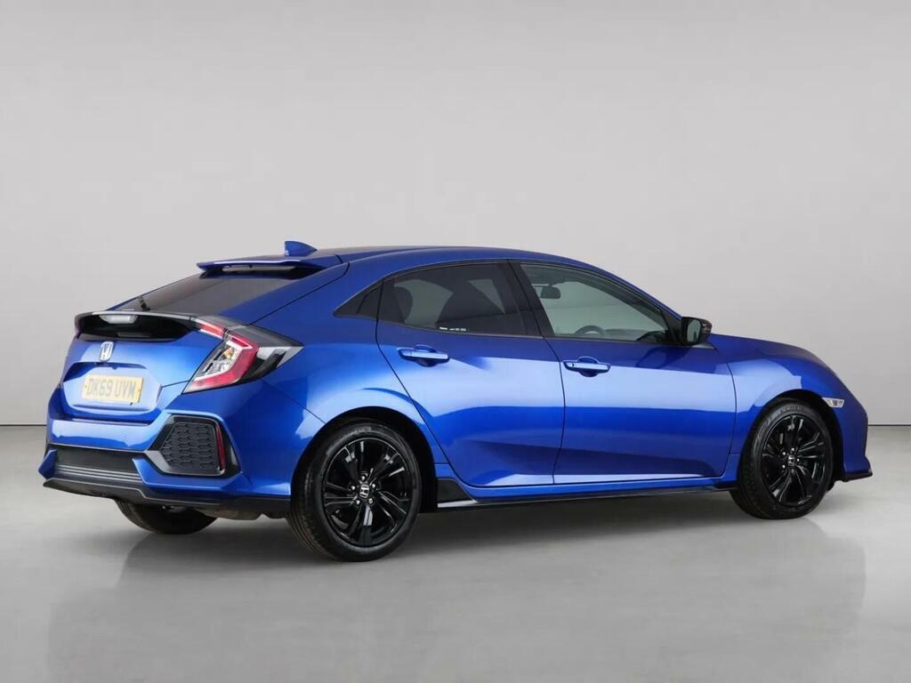 Honda Civic 1.0 Vtec Turbo Sport Line Cvt Euro 6 Ss DK69UVM Blue #6