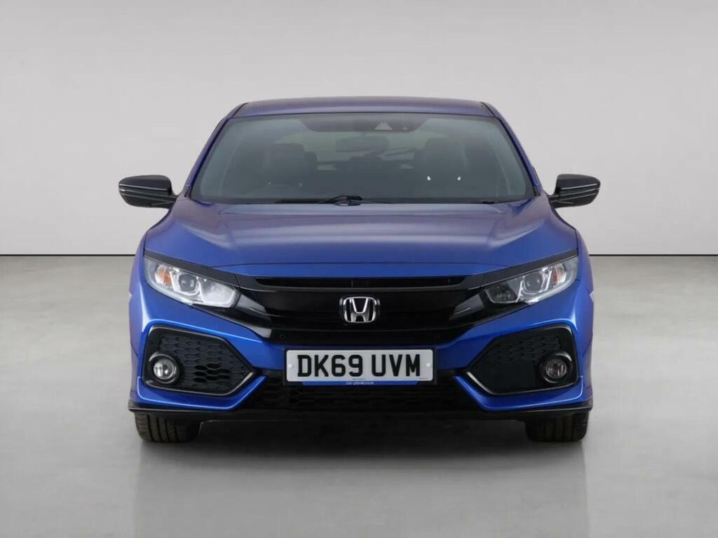 Honda Civic 1.0 Vtec Turbo Sport Line Cvt Euro 6 Ss DK69UVM Blue #5