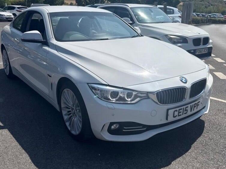 BMW 4 Series 2.0 Luxury Euro 6 Ss White