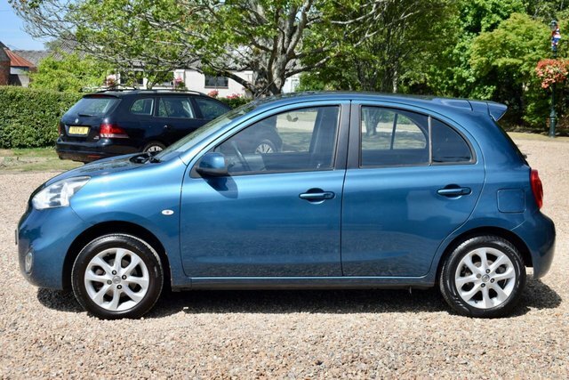 Nissan Micra 1.2 Acenta Hatchback Euro 5 80 Blue #4