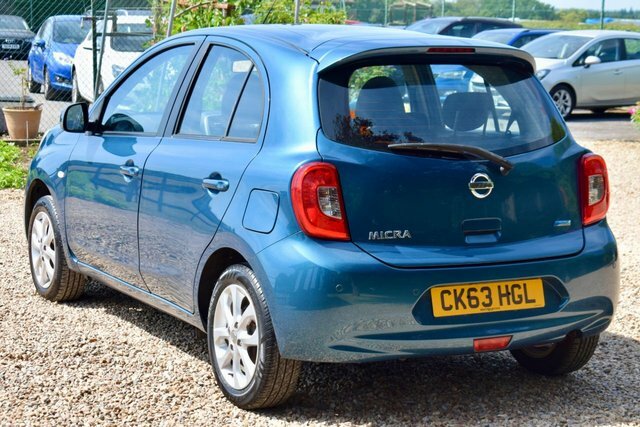 Nissan Micra 1.2 Acenta Hatchback Euro 5 80 Blue #5