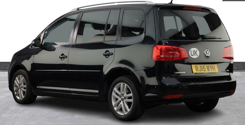 Volkswagen Touran Se Black #4
